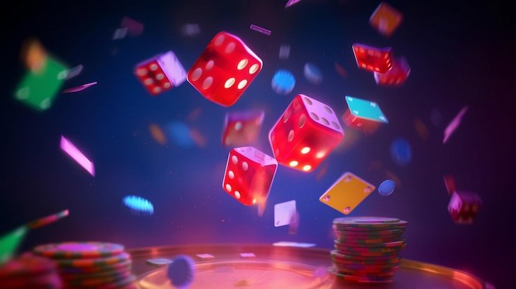Tampilan meja live dealer dengan host profesional dan studio multi-kamera kembartogel